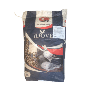 vreća hrane za golubove iDove branda prednja stranica od 10kg