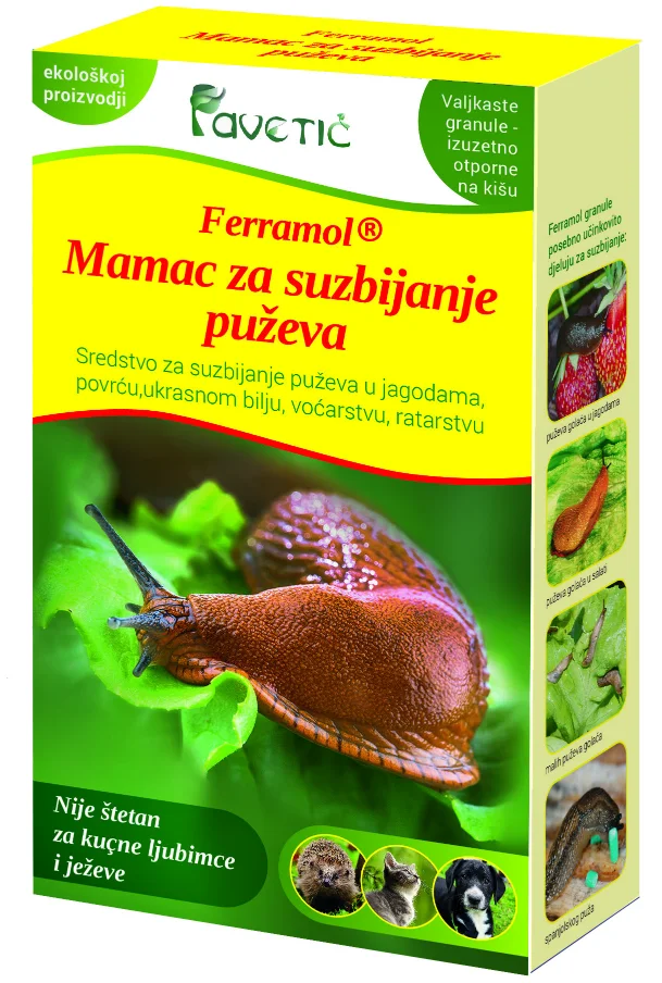 Ferramol mamac za puževe 500g eko Ferramol mamac za puževe 500g eko - Slika 1