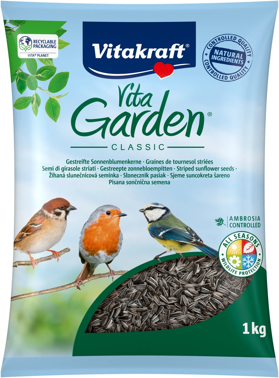 Vitakraft suncokret hrana za ptice 1kg Vitakraft suncokret hrana za ptice 1kg - Slika 1